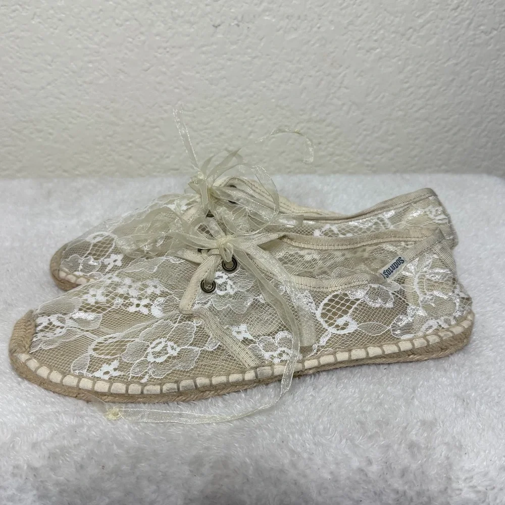 Soludos ivory sheer